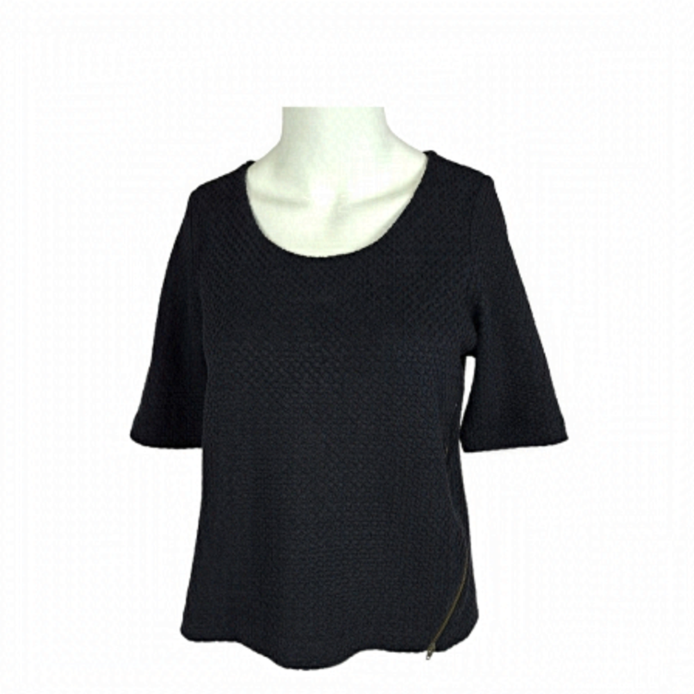 Anthropologie Postmark Waffle Knit T shirt